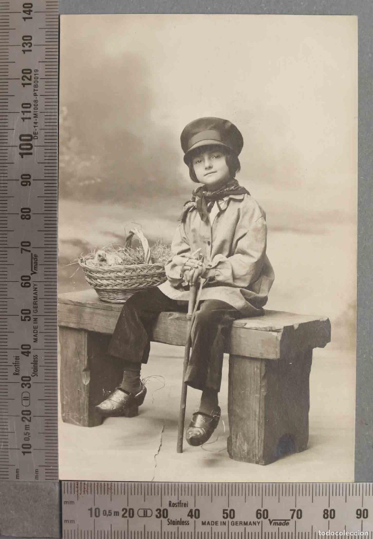 Postales: POSTAL. NI&Ntilde;OS. PASTOR - Foto 1