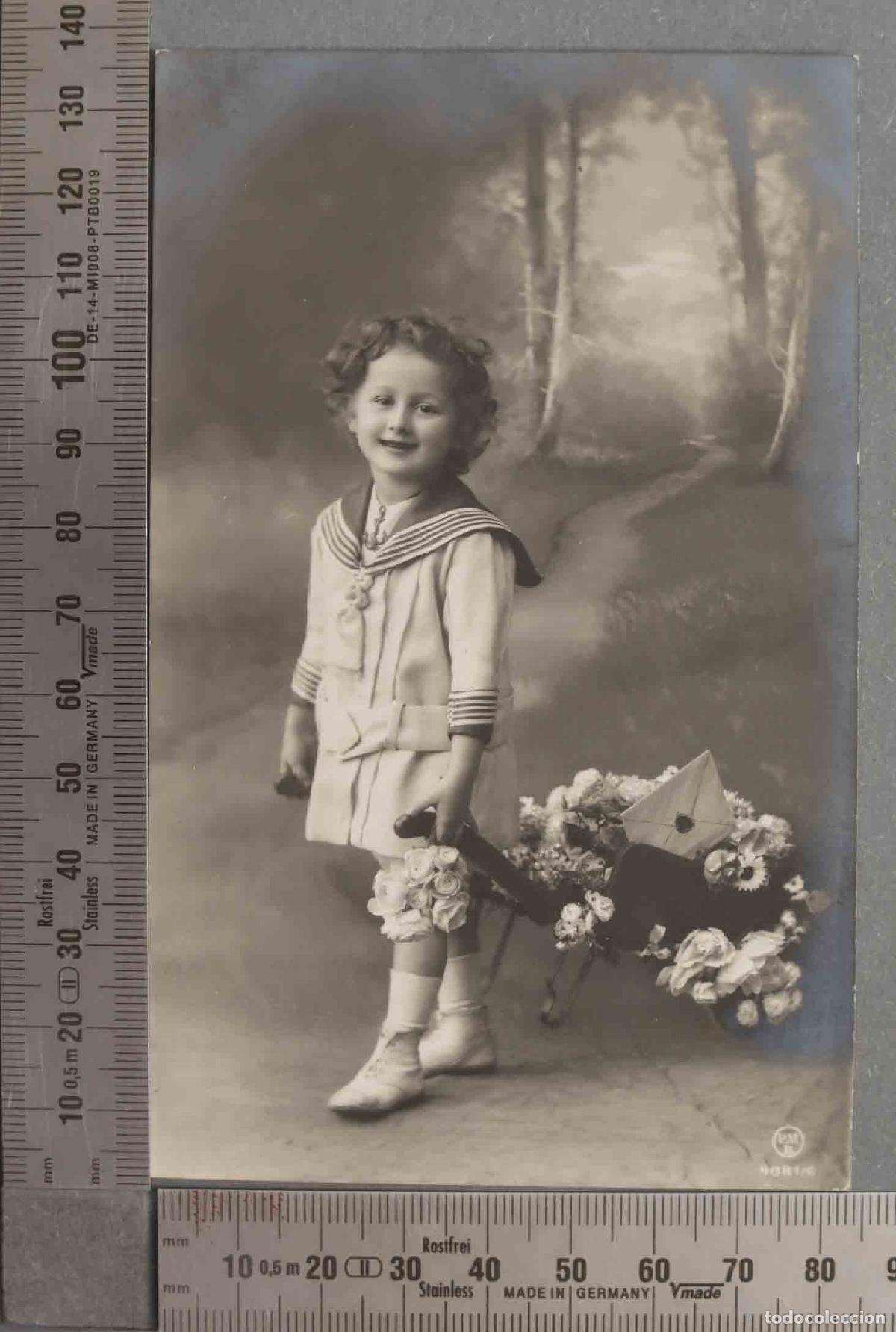 Postales: POSTAL. NI&Ntilde;O CARRITO - Foto 1