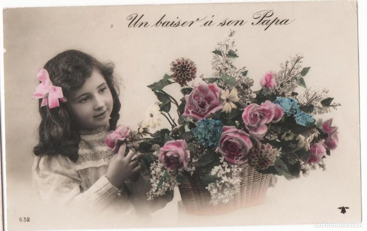 Cartes Postales: Postal francesa principios del XX- circulada--Ni&ntilde;os-