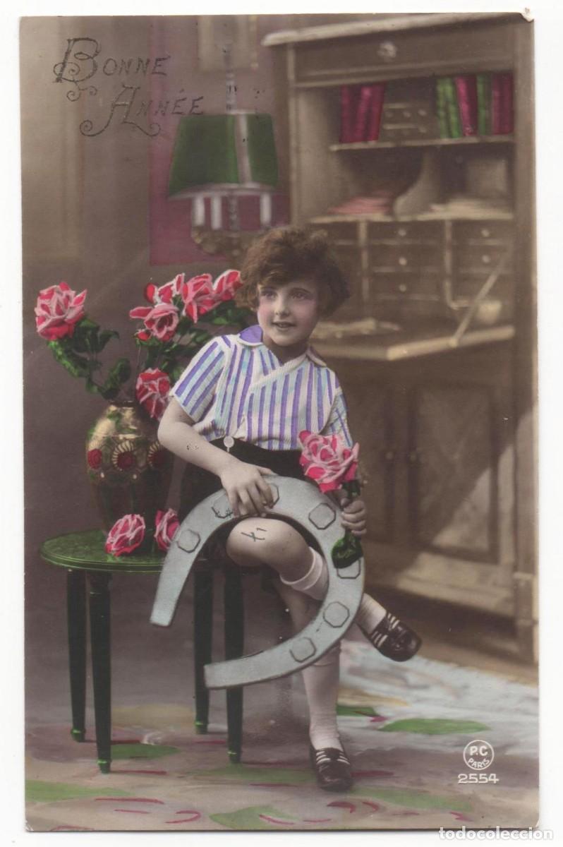 Cartes Postales: Postal francesa principios del XX- circulada--Ni&ntilde;os-
