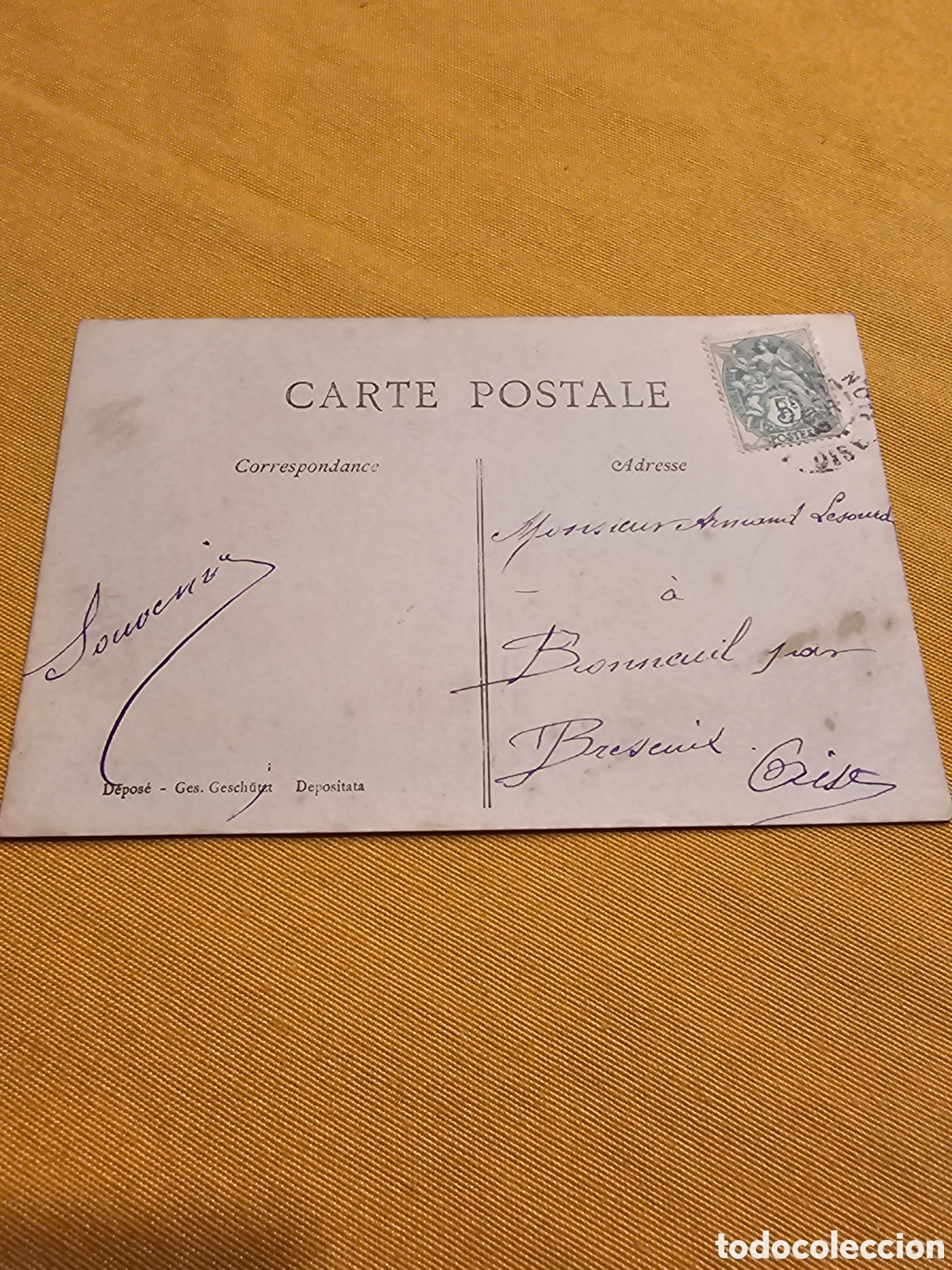 Postales: ANTIGUA POSTAL FRANCESA. CIRCULADA - Foto 2