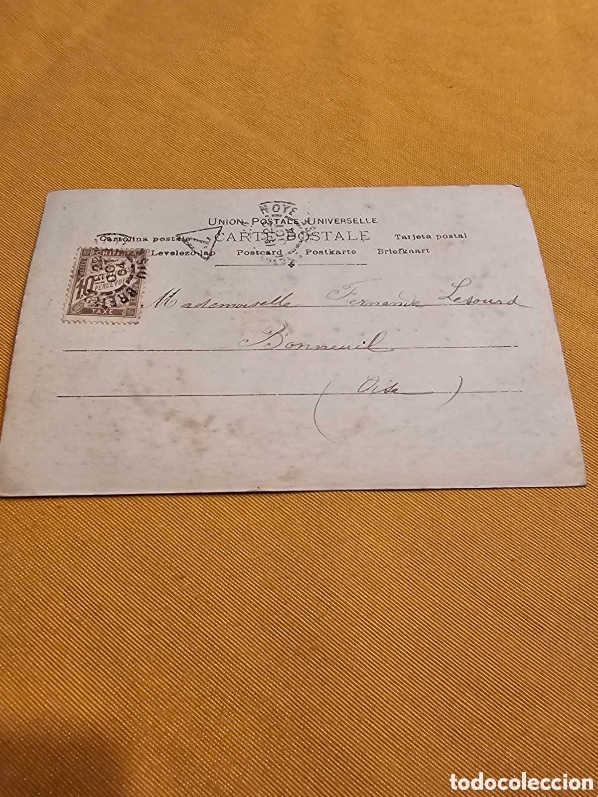 Postales: ANTIGUA POSTAL FRANCESA. CIRCULADA - Foto 2