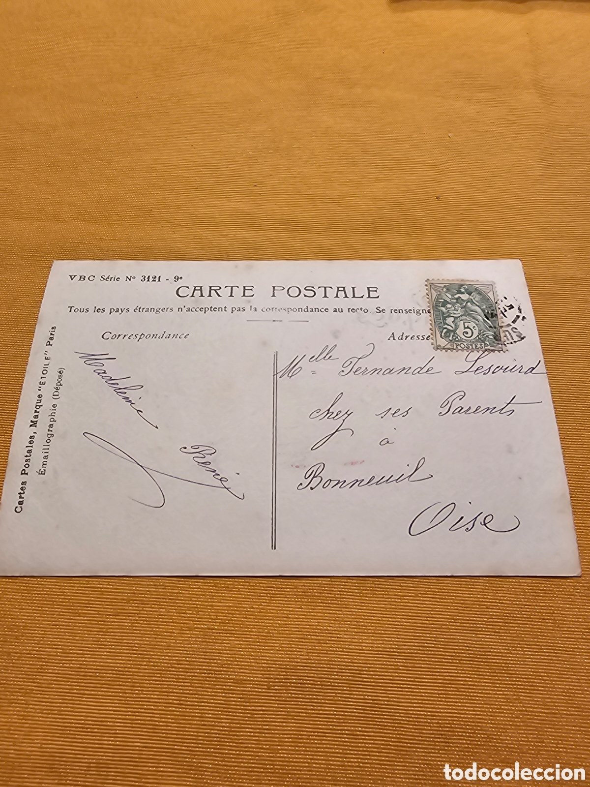Postales: ANTIGUA POSTAL FRANCESA. CIRCULADA - Foto 2