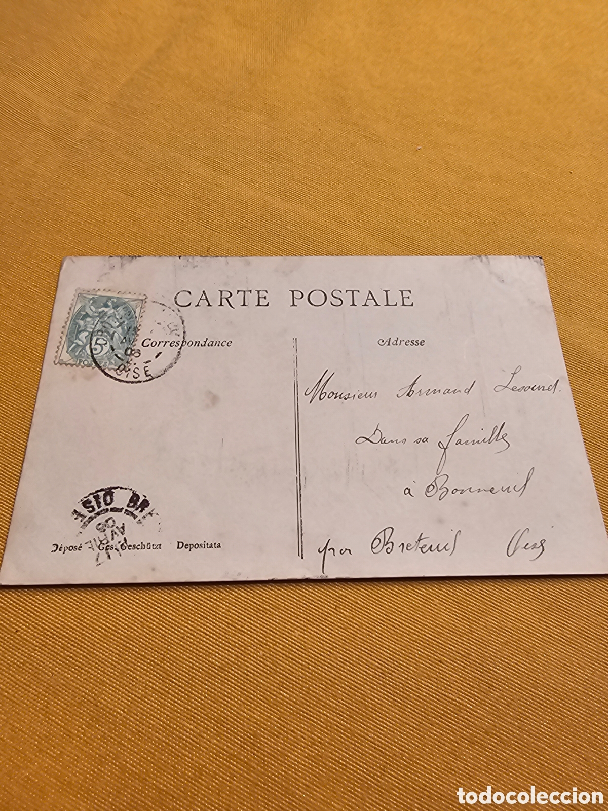 Postales: ANTIGUA POSTAL FRANCESA. CIRCULADA - Foto 2