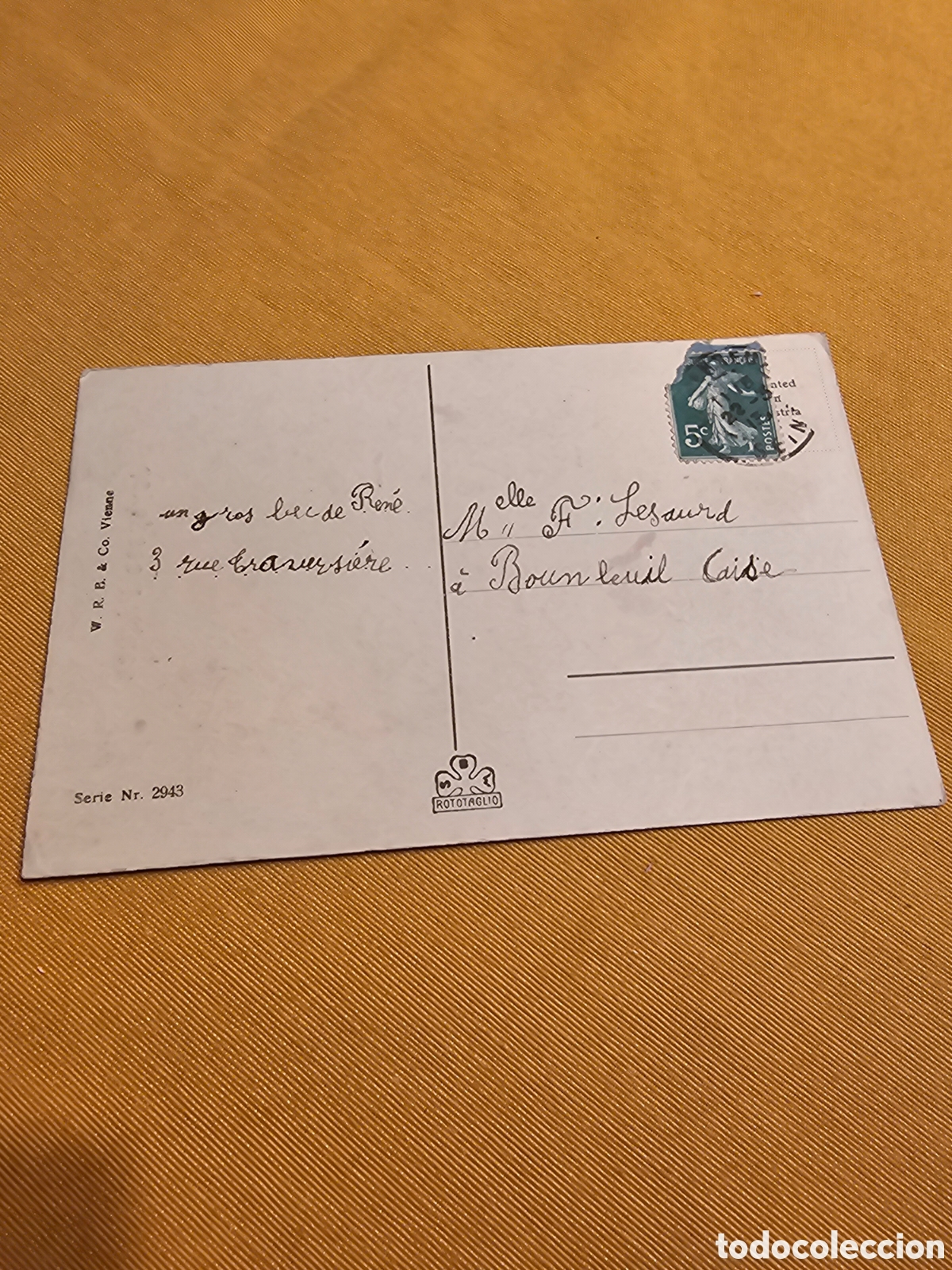 Postales: ANTIGUA POSTAL FRANCESA. CIRCULADA - Foto 2