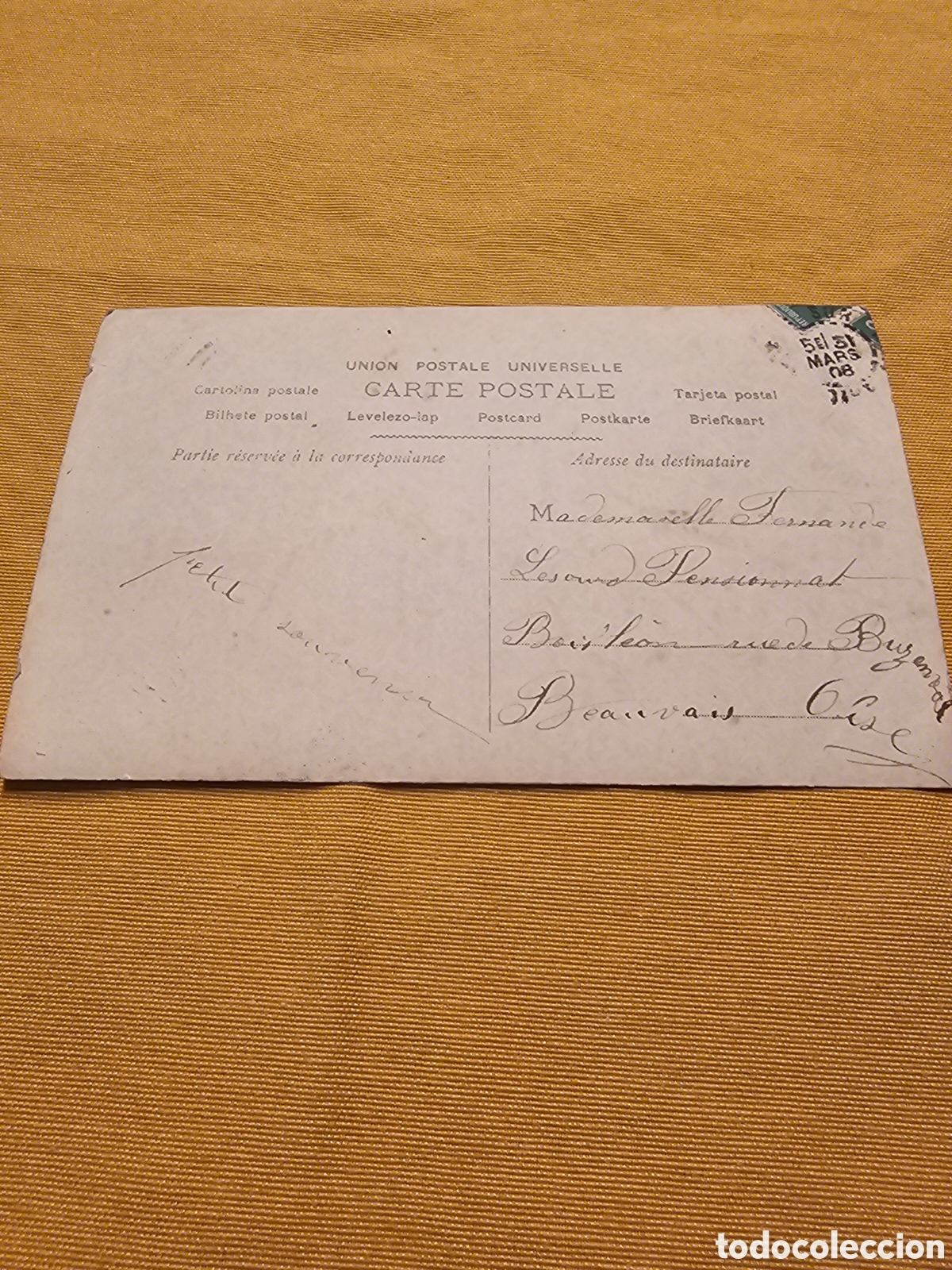 Postales: ANTIGUA POSTAL FRANCESA. CIRCULADA - Foto 2