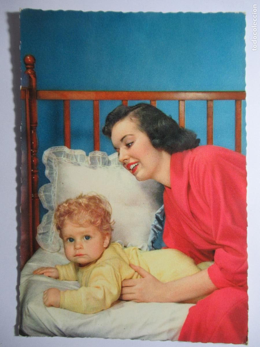 Postales: Postal ni&ntilde;o beb&eacute; y mam&aacute; - Foto 1