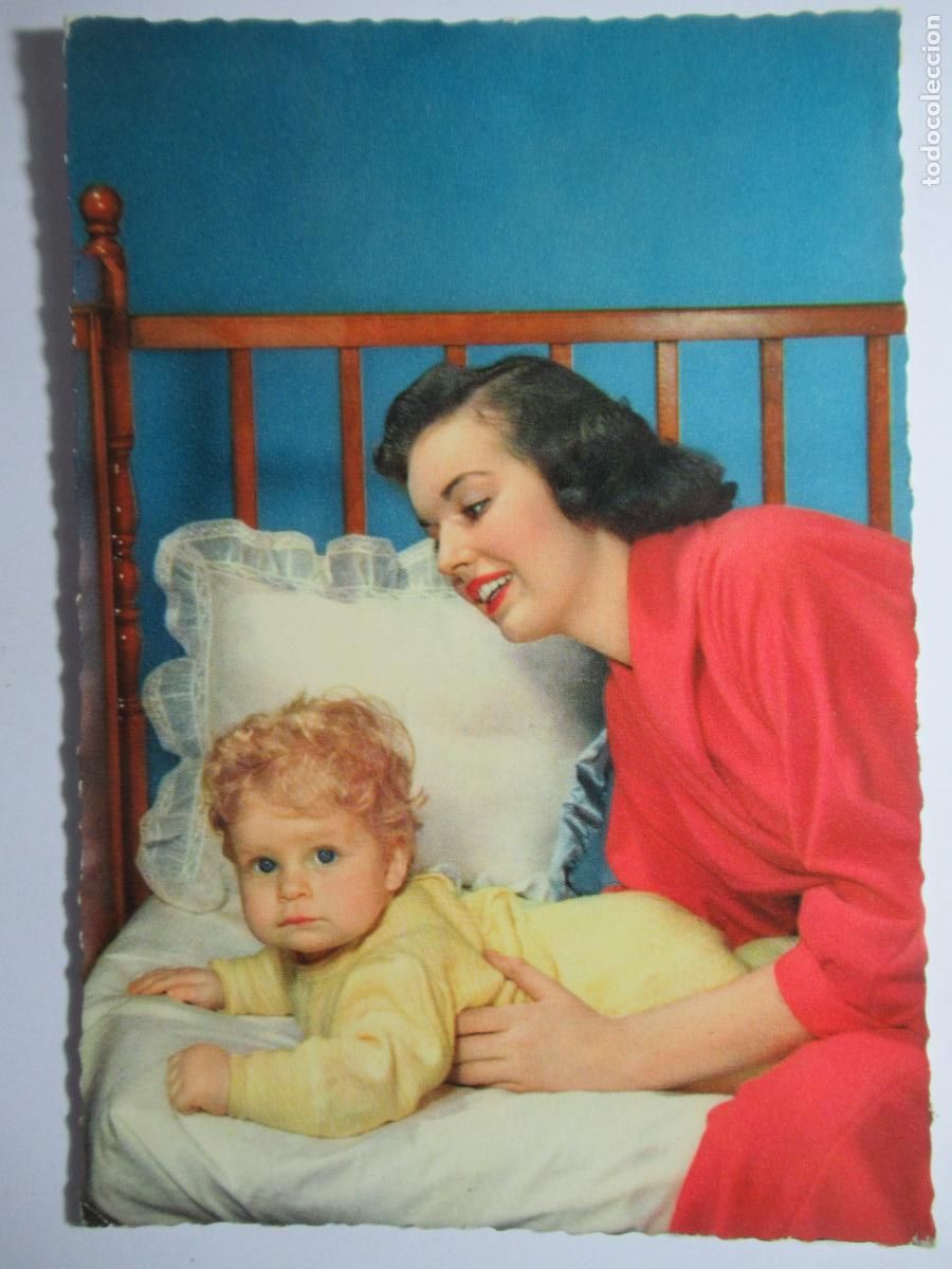 Postales: Postal ni&ntilde;o beb&eacute; y mam&aacute; - Foto 1