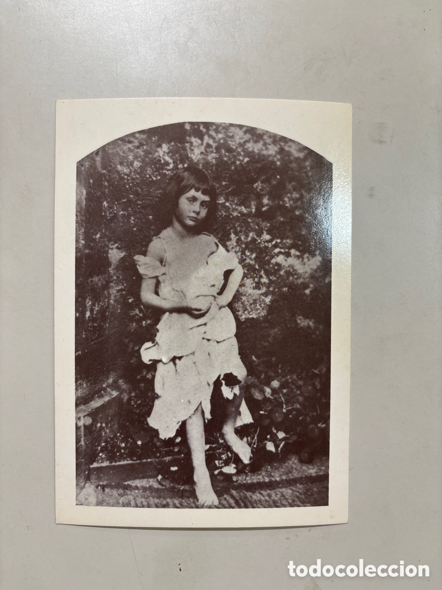 Postais: POSTAL. LEWIS CARROL 1860. ALICE LIDDELL. CENTRE INTERNACIONAL DE FOTOGRAFIA. BARCELONA.