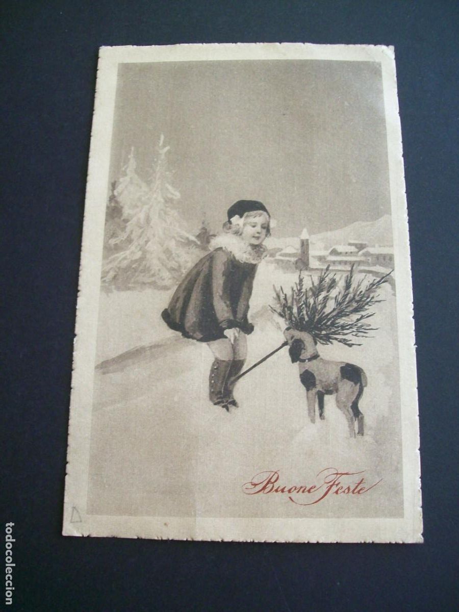 Postales: NI&Ntilde;A EN LA NIEVE POSTAL - Foto 1