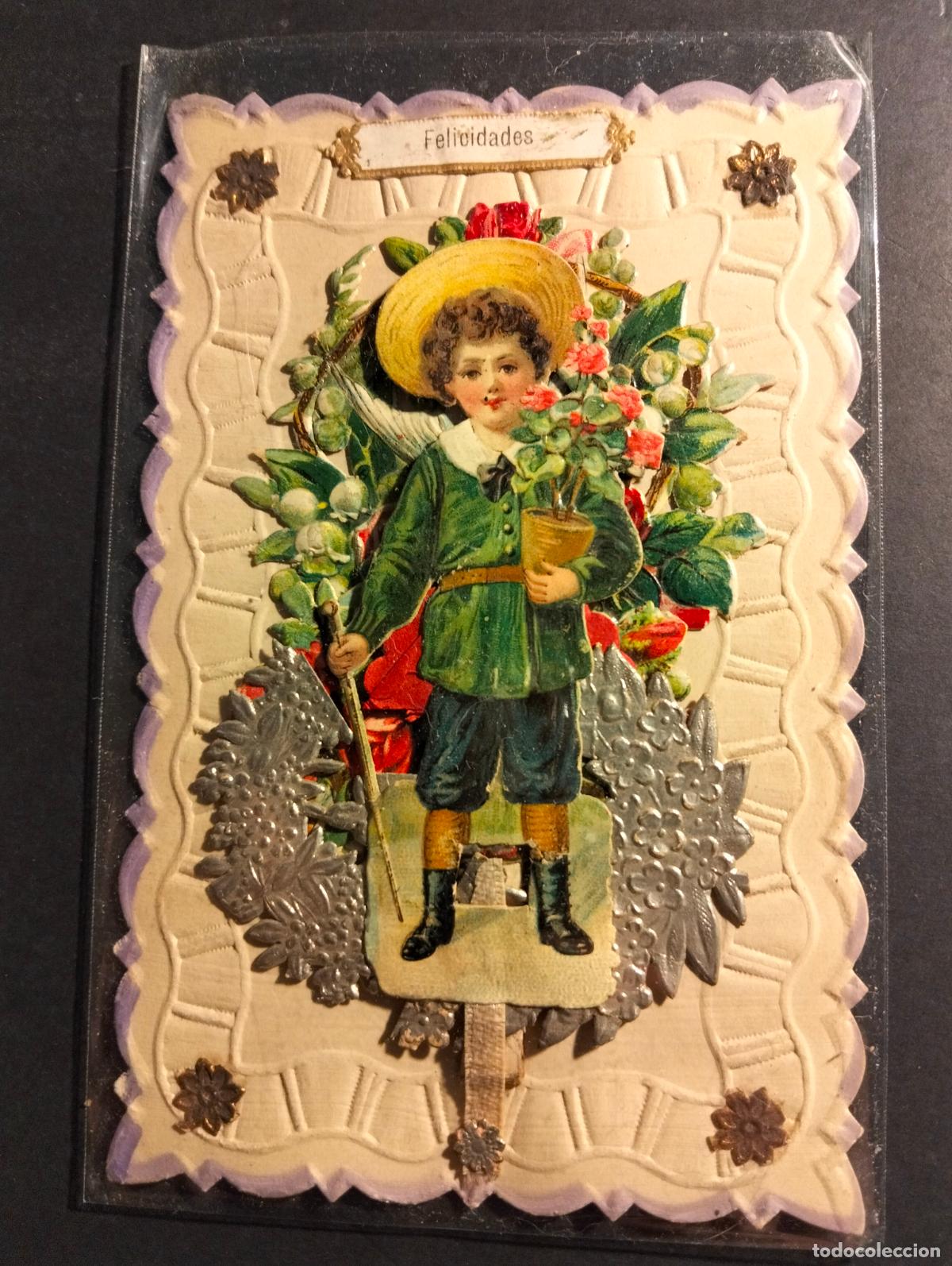 Postales: NI&Ntilde;O POSTAL DESPLEGABLE - Foto 1