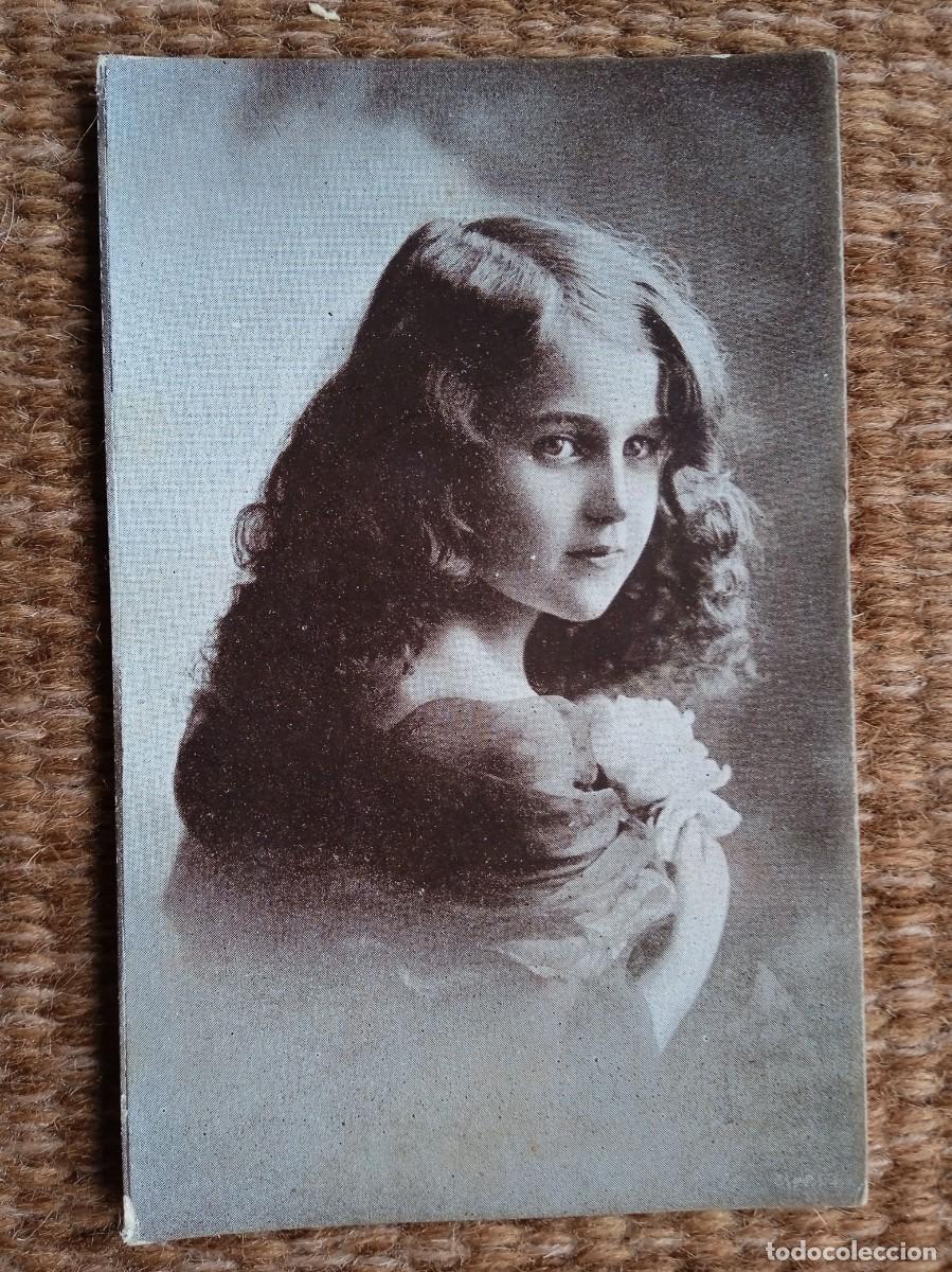 Postcards: NI&Ntilde;A - PUBLICIDAD CHOCOLATE AMATLLER MARCA LUNA