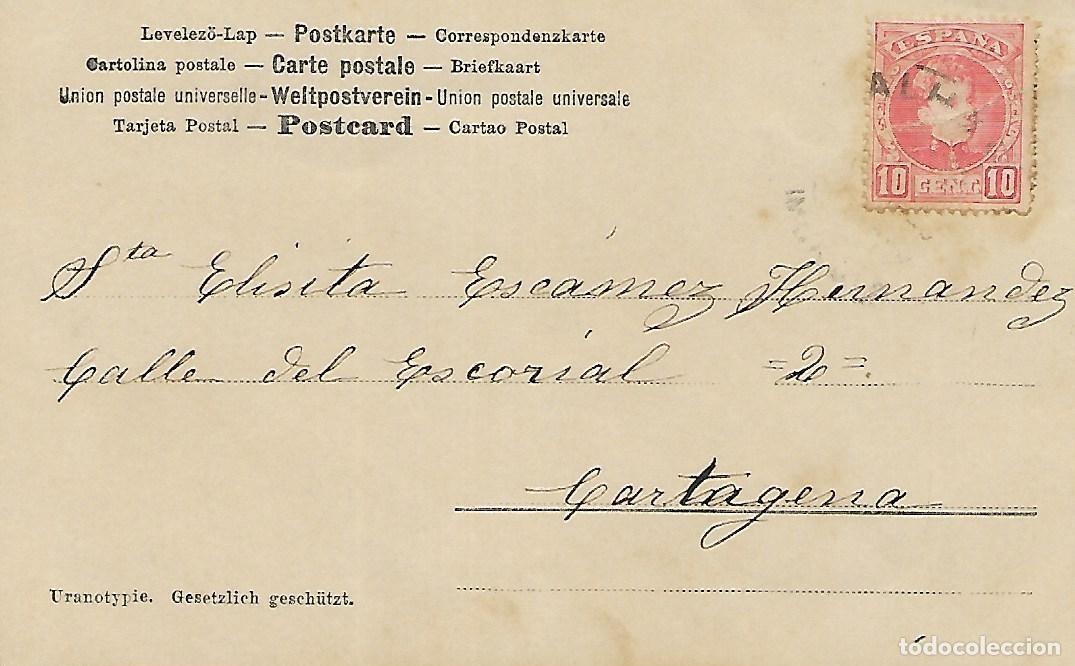 Postales: NI&Ntilde;A CON MU&Ntilde;ECA (1903) - Foto 2