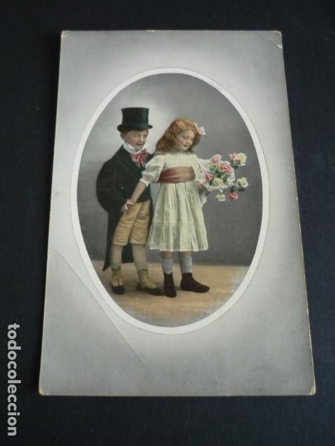 Postales: NI&Ntilde;OS ELEGANTES POSTAL - Foto 1