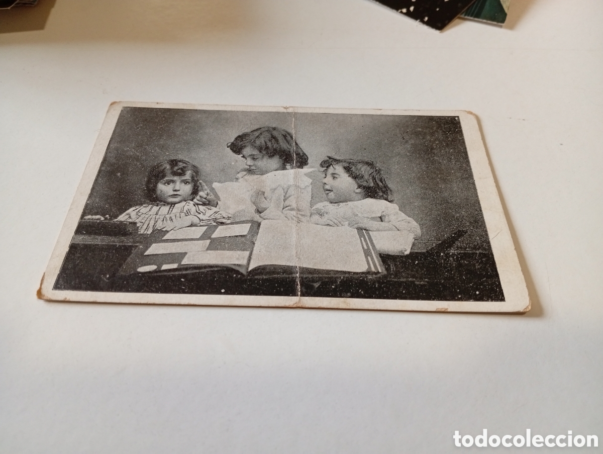 Postales: Postal antigua ni&ntilde;os - Foto 1