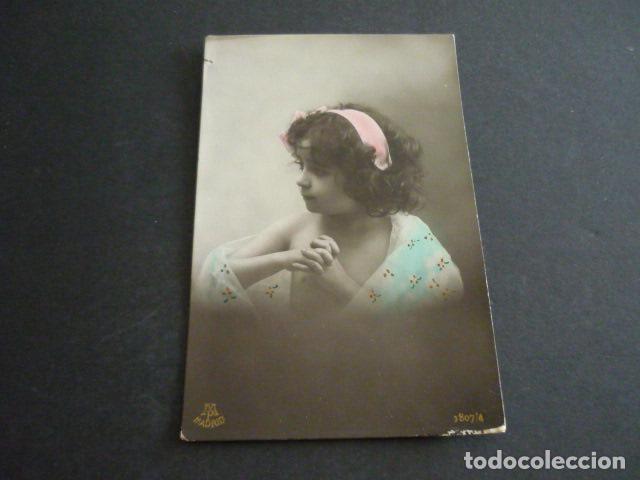 Postales: NI&Ntilde;A REZANDO POSTAL HACIA 1910 - Foto 1