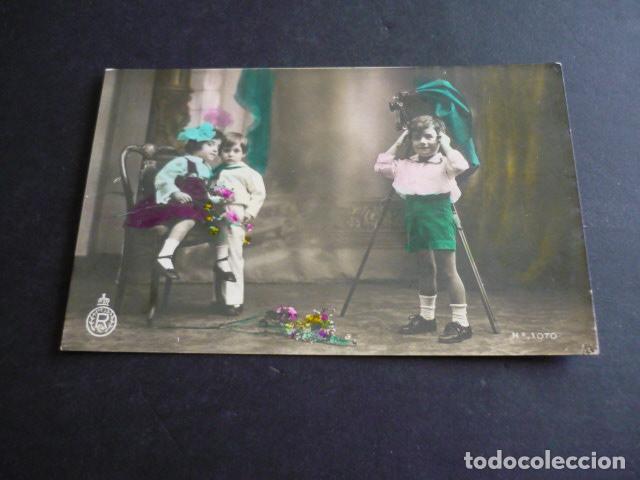 Postales: NI&Ntilde;OS EN EL FOTOGRAFO POSTAL - Foto 1