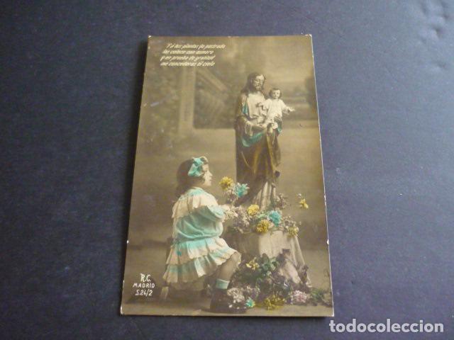 Postales: NI&Ntilde;A CON SAN JOSE POSTAL - Foto 1