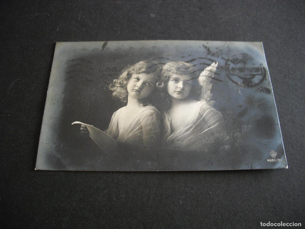 Postales: NI&Ntilde;AS ANGELICALES POSTAL - Foto 1