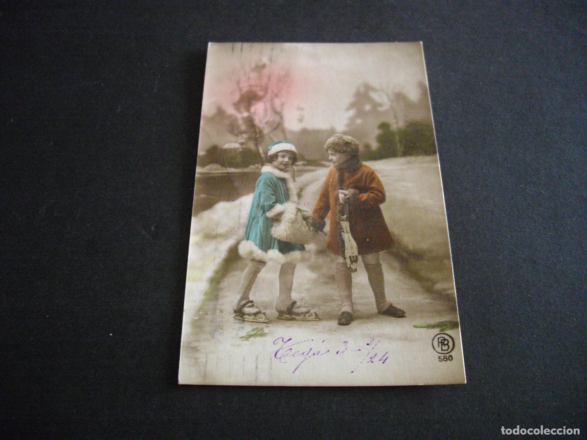 Postales: NI&Ntilde;AS DE INVIERNO POSTAL - Foto 1