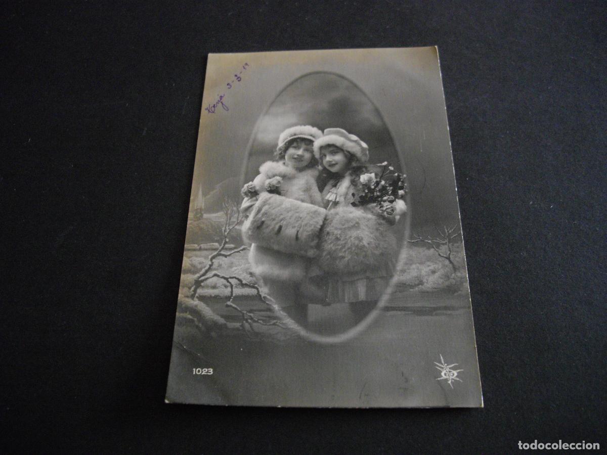 Postales: NI&Ntilde;AS EN INVIERNO POSTAL - Foto 1