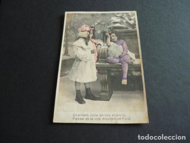 Postales: NI&Ntilde;AS EN INVIERNO POSTAL - Foto 1