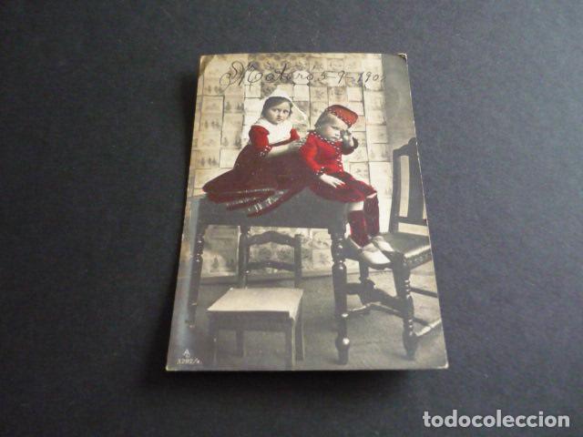 Postales: NI&Ntilde;OS EN MESA POSTAL - Foto 1