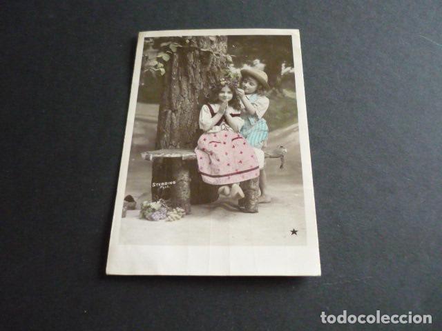 Postales: NI&Ntilde;AS PEINANDOSE POSTAL - Foto 1