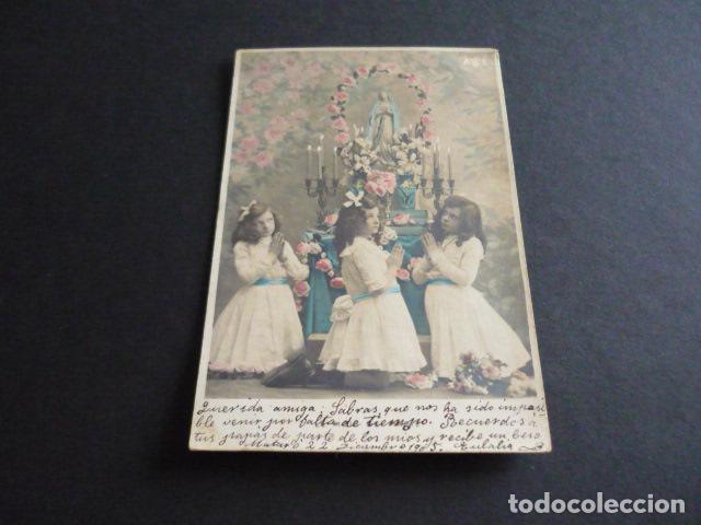 Postales: NI&Ntilde;AS REZANDO POSTAL - Foto 1