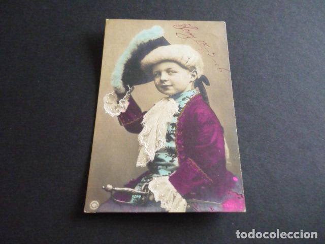 Postales: NI&Ntilde;O CON SOMBRERO POSTAL - Foto 1