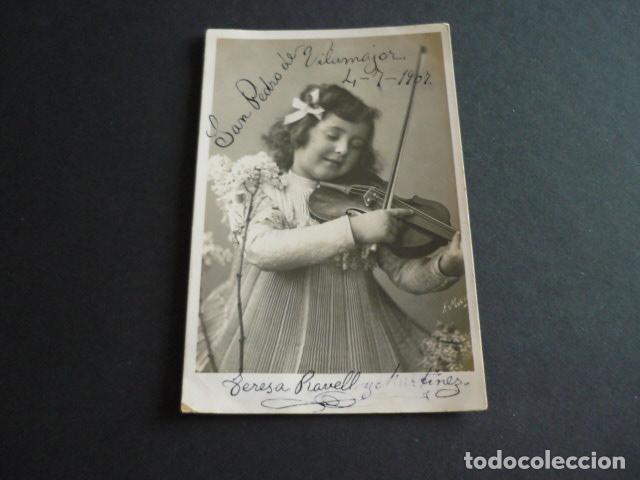Postales: NI&Ntilde;A TOCANDO EL VIOLIN POSTAL - Foto 1