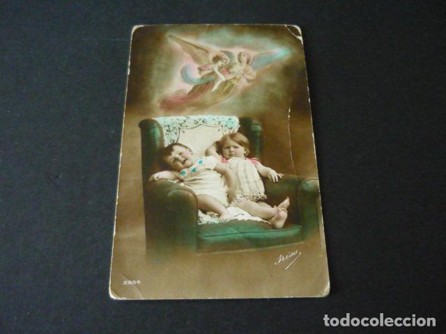 Postales: BEBES EN SILLON POSTAL - Foto 1