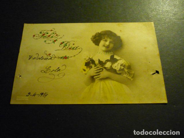 Postales: NI&Ntilde;A ELEGANTE POSTAL - Foto 1