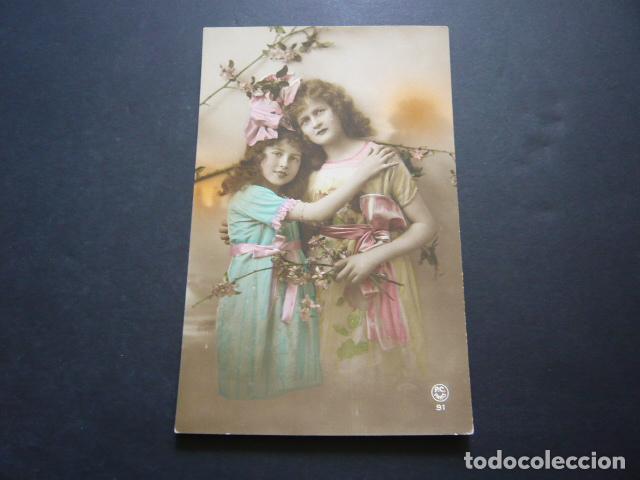 Postales: NI&Ntilde;AS ELEGANTES POSTAL - Foto 1