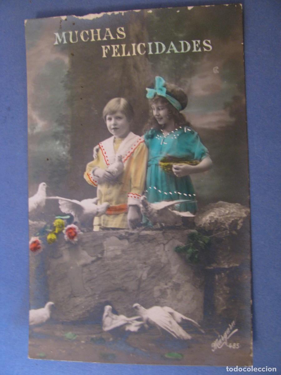 Postales: ANTIGUA POSTAL. NI&Ntilde;AS. MARGARA 485. - Foto 1