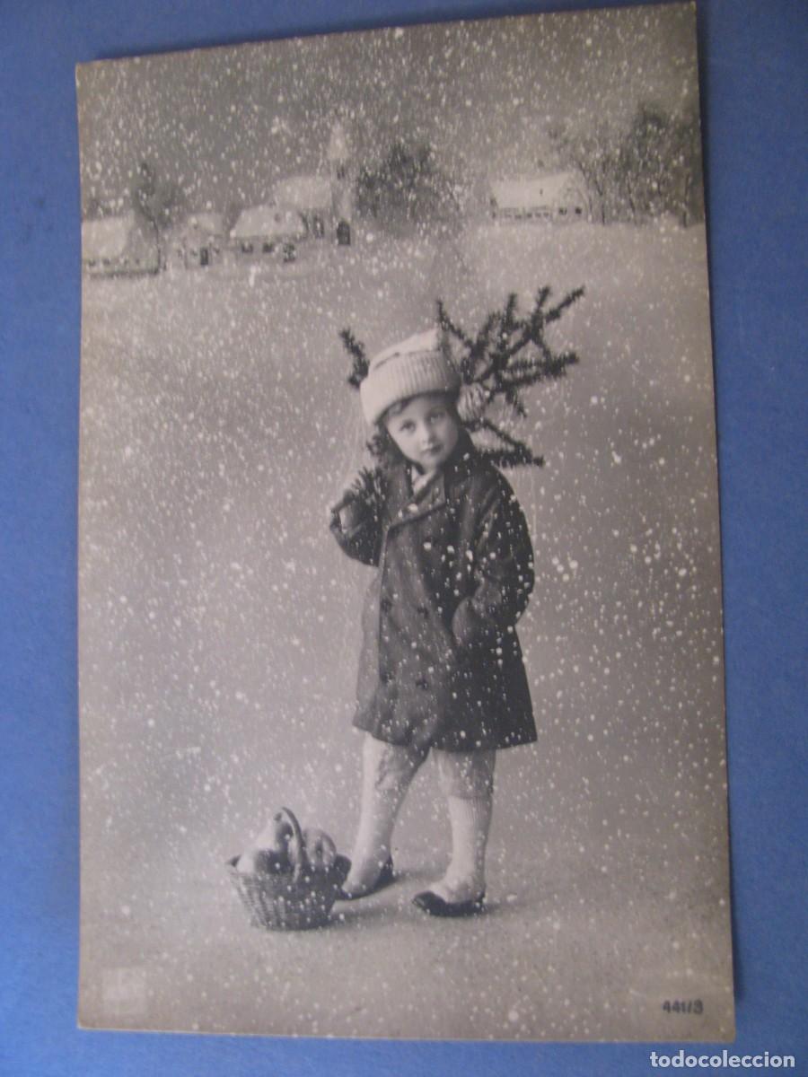 Postales: ANTIGUA POSTAL. NI&Ntilde;A. 441/3. ESCRITA - Foto 1