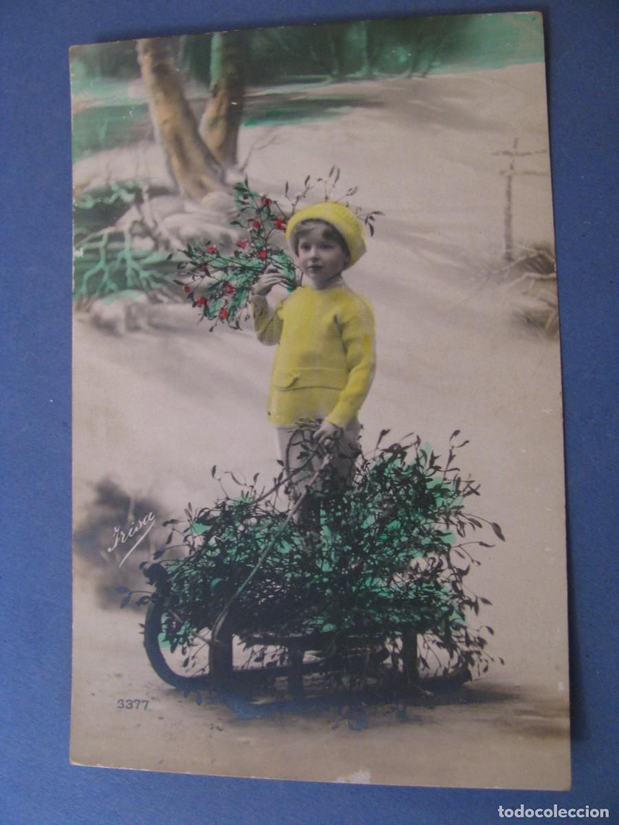 Postales: ANTIGUA POSTAL. NI&Ntilde;A. 3377. ESCRITA - Foto 1