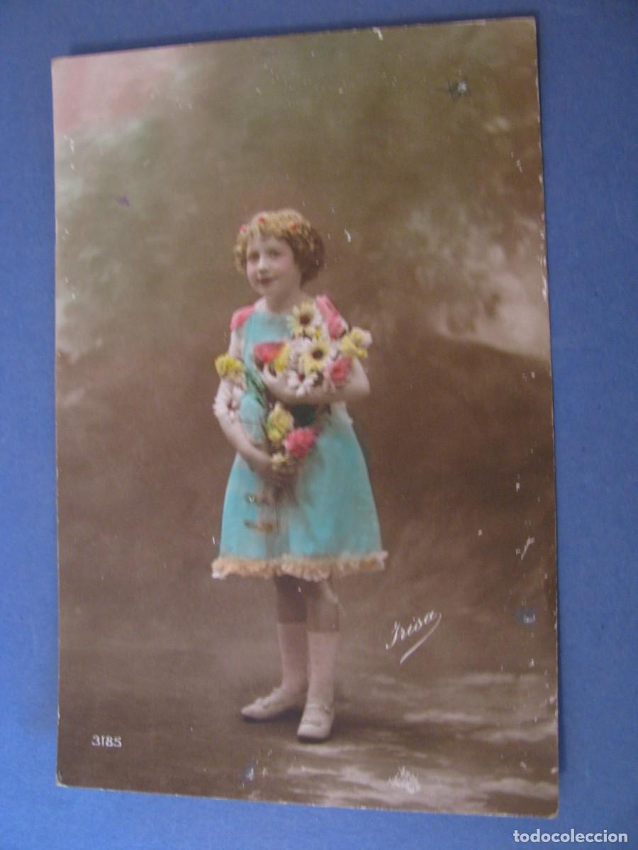 Postales: ANTIGUA POSTAL. NI&Ntilde;A. 3185. ESCRITA - Foto 1
