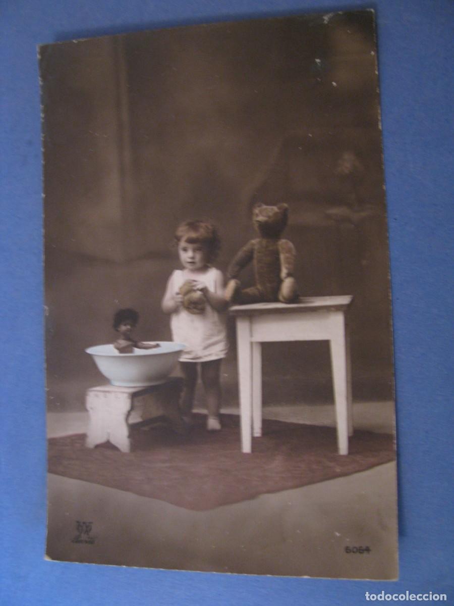 Postales: ANTIGUA POSTAL. NI&Ntilde;A. 6064. ESCRITA - Foto 1