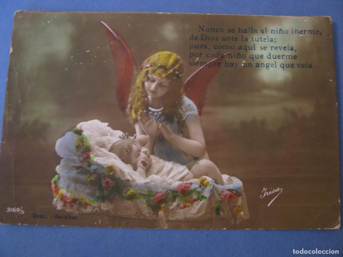 Postales: ANTIGUA POSTAL. NI&Ntilde;A, BEB&Eacute;. 3169/5. - Foto 1
