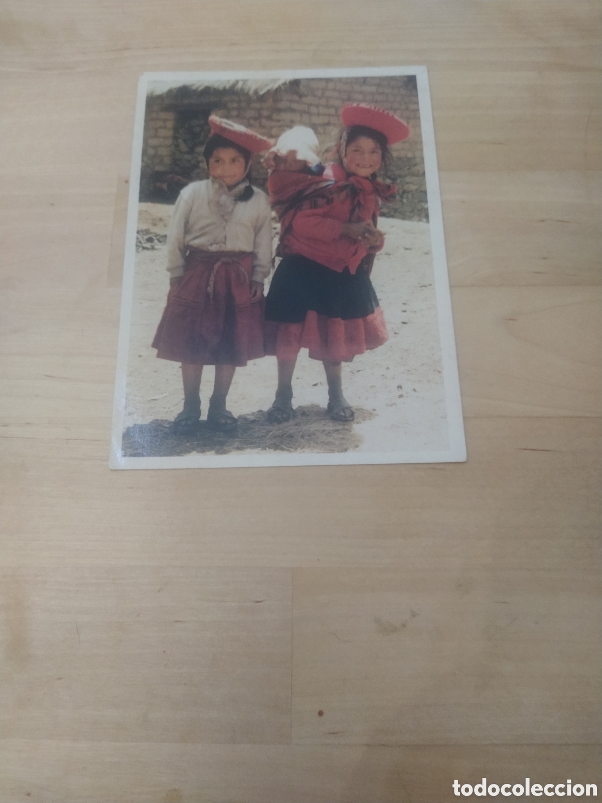 Postales: POSTAL NI&Ntilde;AS Y BEB&Eacute; CON SOMBRERO - Foto 1