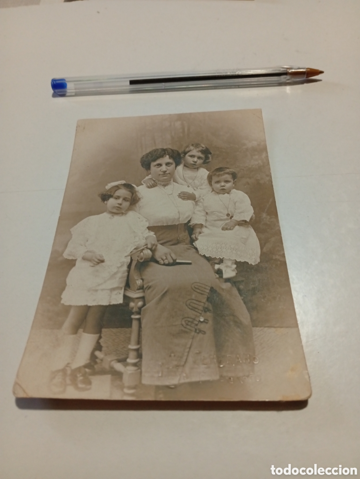Postales: Postal antigua mujer ni&ntilde;as - Foto 1