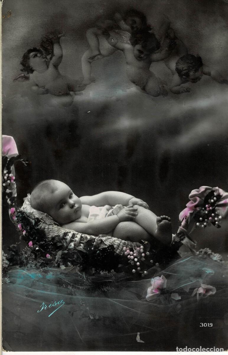 Postales: POSTAL BEBE EN CESTA. P-NI&Ntilde;OS-1194 - Foto 1