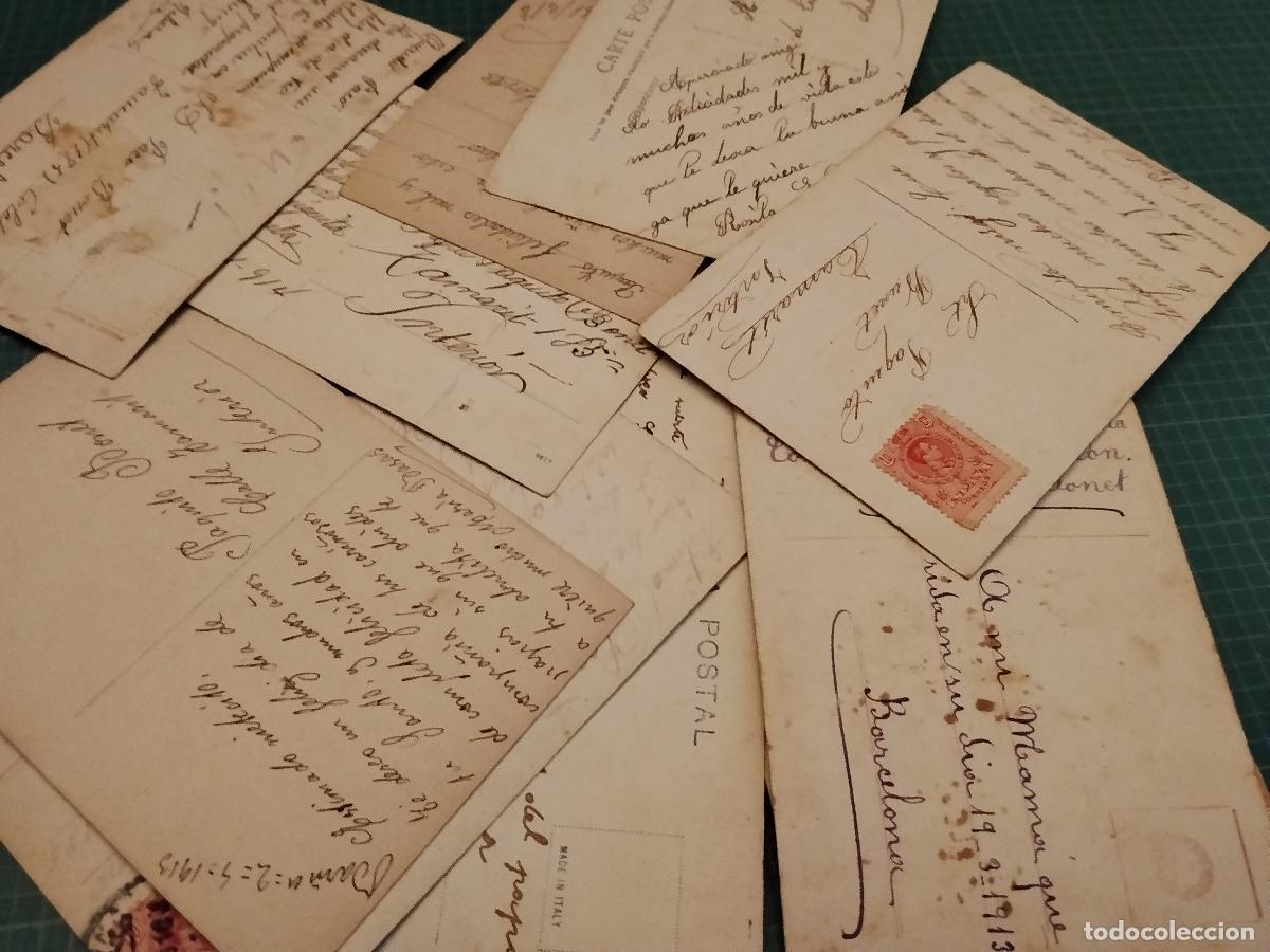 Postales: 8 postales antiguas tem - Foto 4