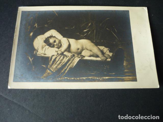 Postales: BEBE RECOSTADO POSTAL - Foto 1