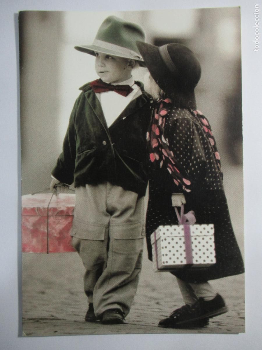 Postales: Postal Ni&ntilde;os - 17,5 x 12 cm. - Escrita