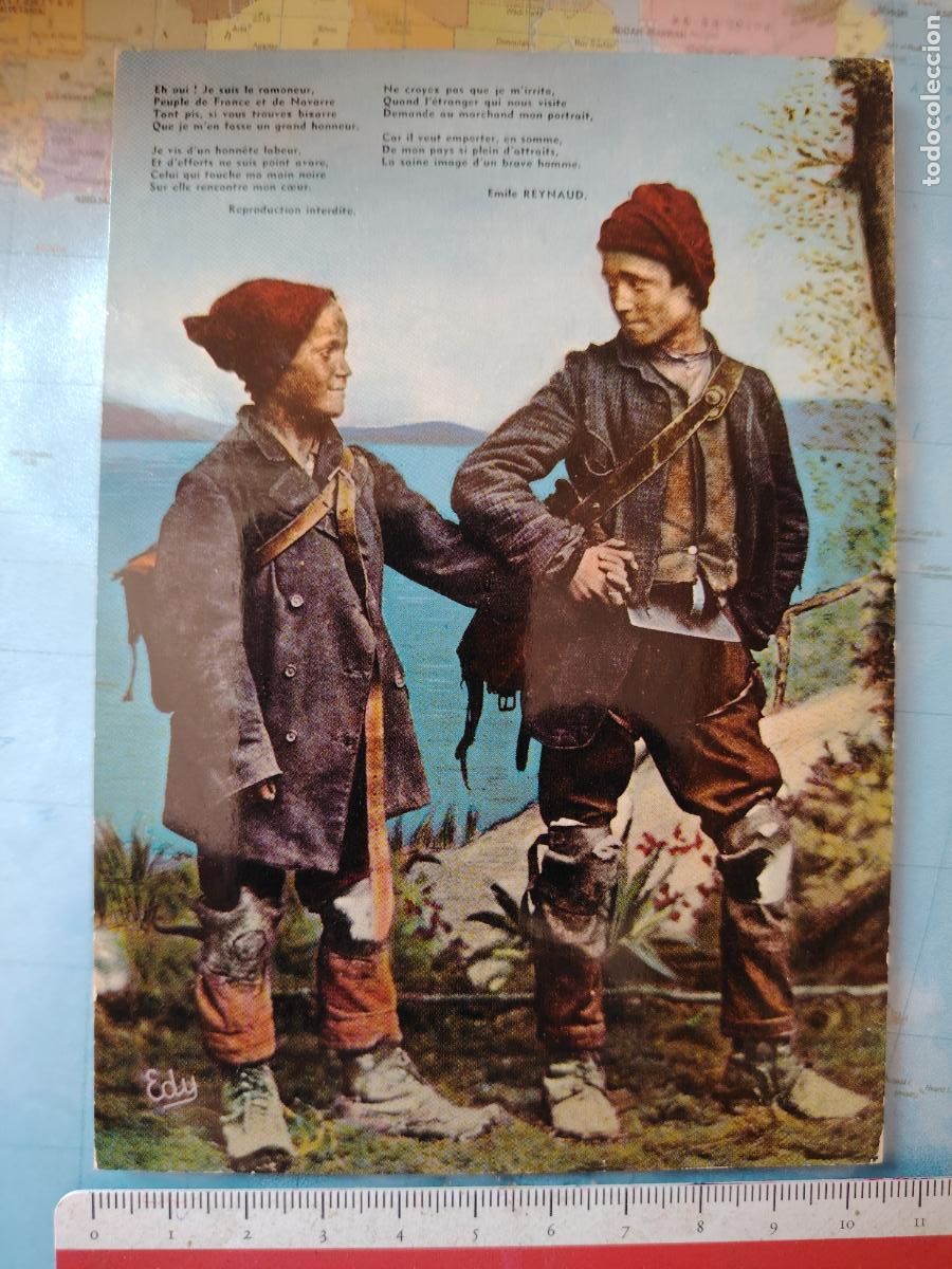 Postales: preciosa postal - ni&ntilde;os deshollinadores - antiguos oficios siglo XVIII - Francia