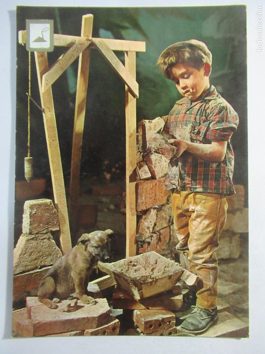 Postales: Colecci&oacute;n Profesiones - Alba&ntilde;il - S/C - Foto 1