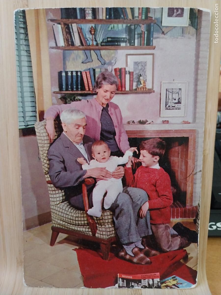 Postales: ABUELOS NIETOS NI&Ntilde;OS ED RAKER 8003/E SC ORIGINAL FAMILIAR