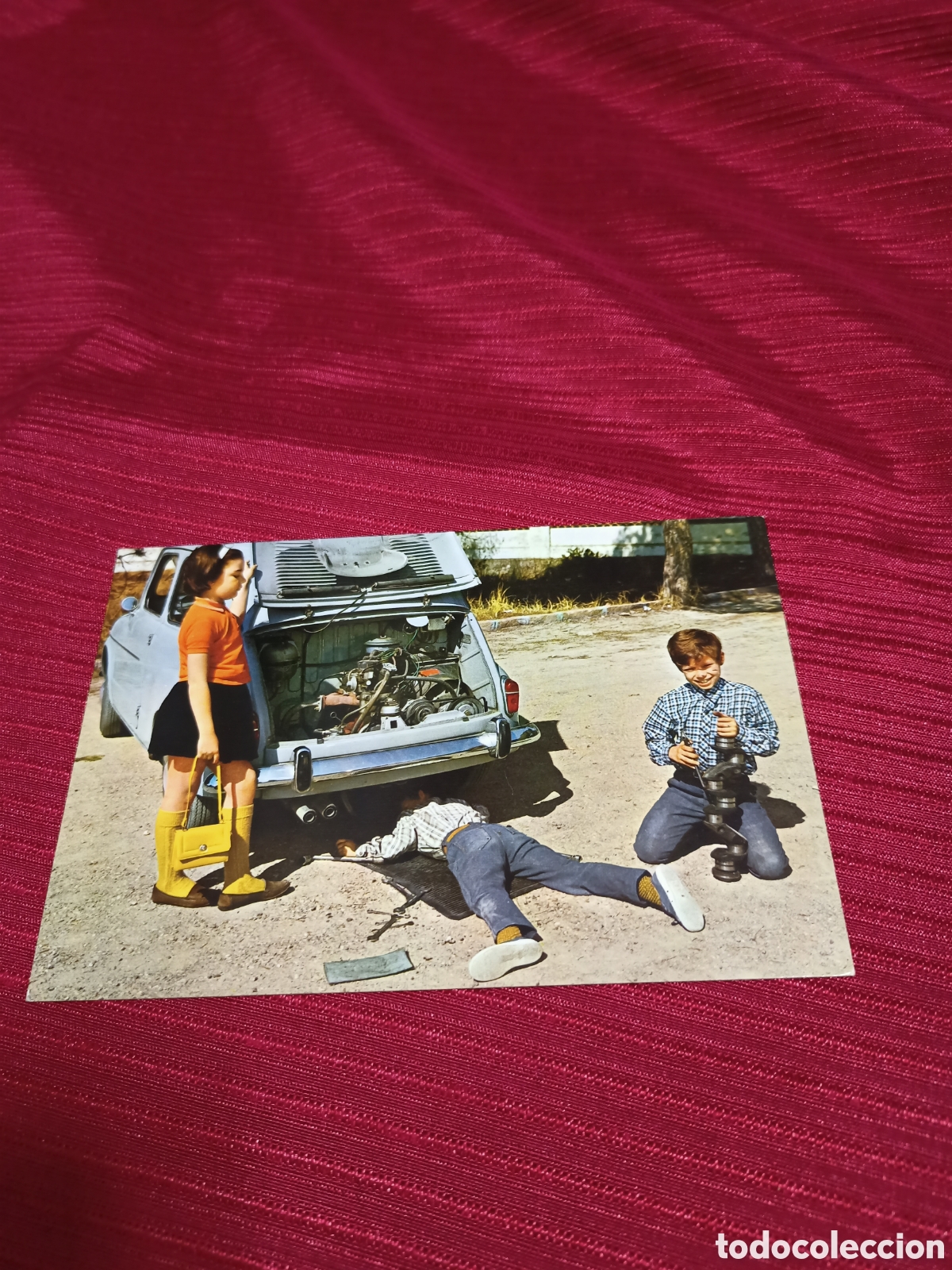 Postales: Antigua postal de ni&ntilde;os.